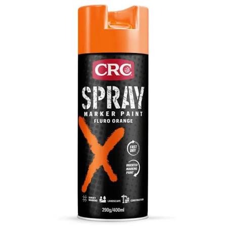 Fluorescent Orange Marking Spray Paint, 400ml aerosol can, for dry dock marking