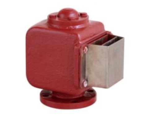Air Vent Head, Ball Type with Flame Arrestor, Type HJQE, Size DN 65, Flange OD 188mm, 4 bolt holes on 143mm PCD. Complete with BV type approval certificate