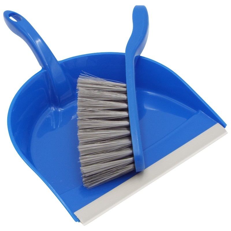 Dust Pan - Plastic With Brush
