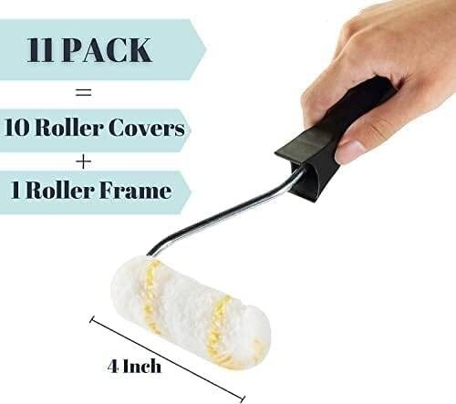 Roller Refill With Handle - 4" Set