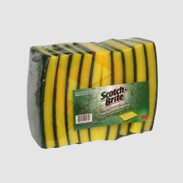 Scotch-Brite kitchen sponge scourers, 10-piece pack