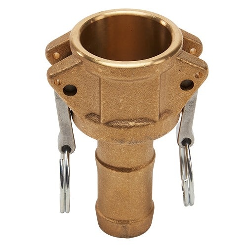 Coupling Cam&groove Brass, C Socket W/hose End 1