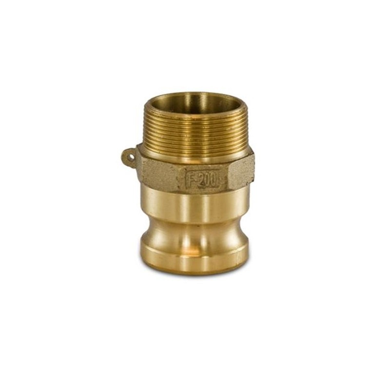 Coupling Cam&groove Brass, F Plug W/male Thread 1