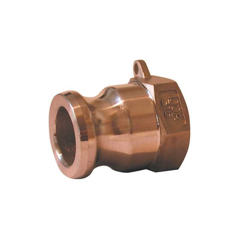 Coupling Cam&groove Brass, A Plug