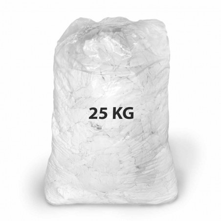 White Cotton Rag 25kg per bag 200kg in total