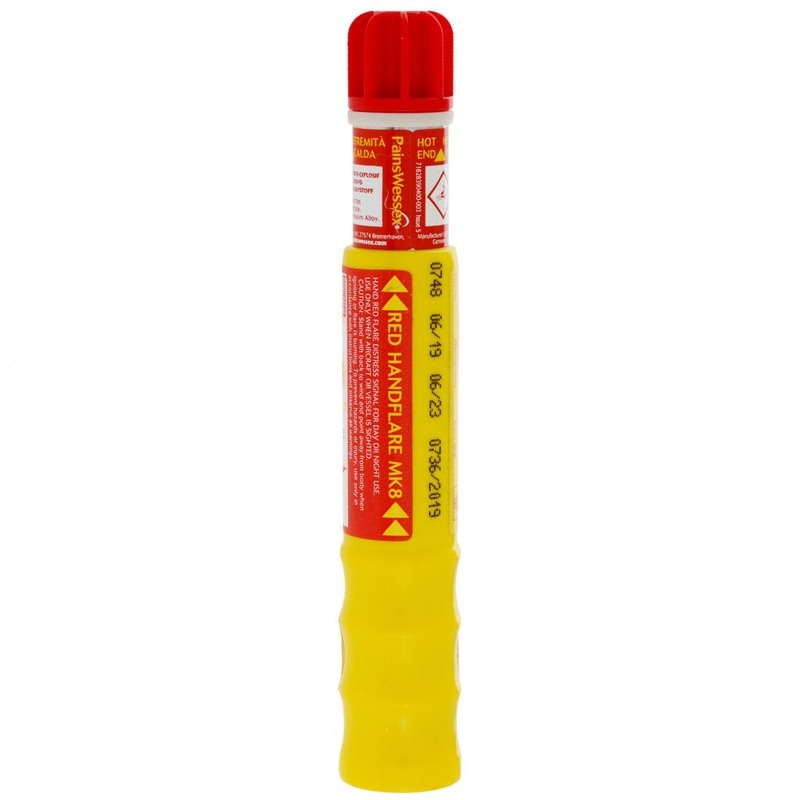 Red Hand Flare MK8 Pains Wessex 52900 SOLAS/MED Approved