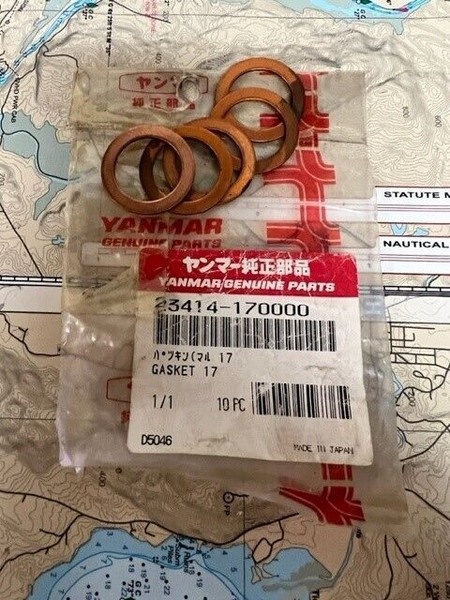 Gasket 17X1.0 Used For Lo Cooler Gear Box Me 23414-170000 3478100157