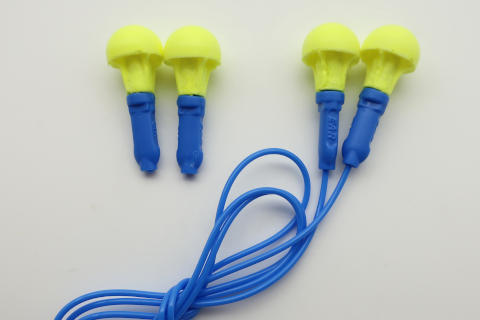 Ear Plug Silicone Rubber, Corded For Hi Pitch Noise